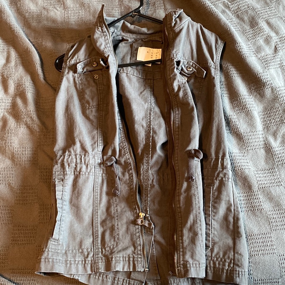A new day gray vest